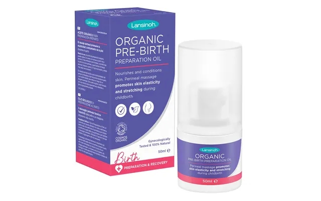 Lansinoh Organic Pre-birth Preparation Oil 50 Ml product image