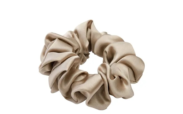 Lenoites Mulberry Silk Scrunchie Antique Gold product image