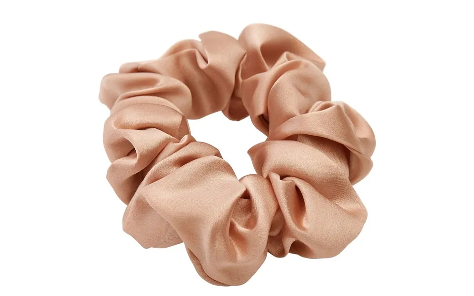 Lenoites Mulberry Silk Scrunchie Rose Gold