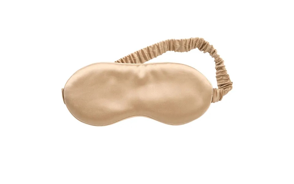 Lenoites Mulberry Sleep Mask With Pouch Beige