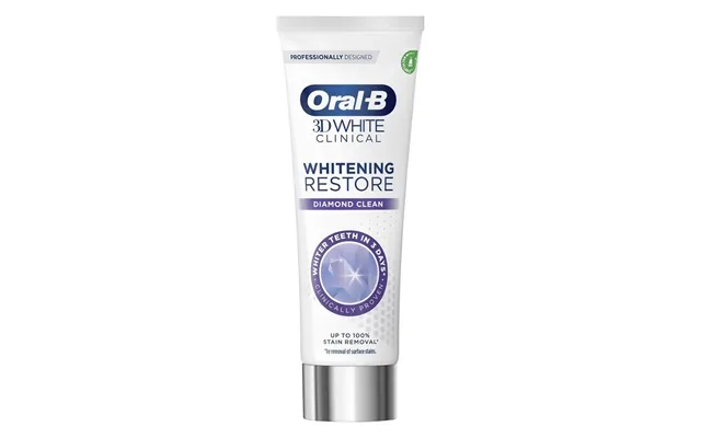 Oral-b 3d White Clinical Whitening Clean Diamond Clean 75 Ml product image