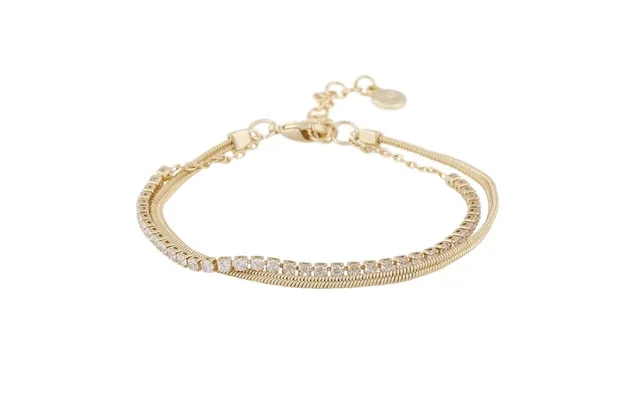 Snö Of Sweden Ace Double Bracelet Gold Clear product image