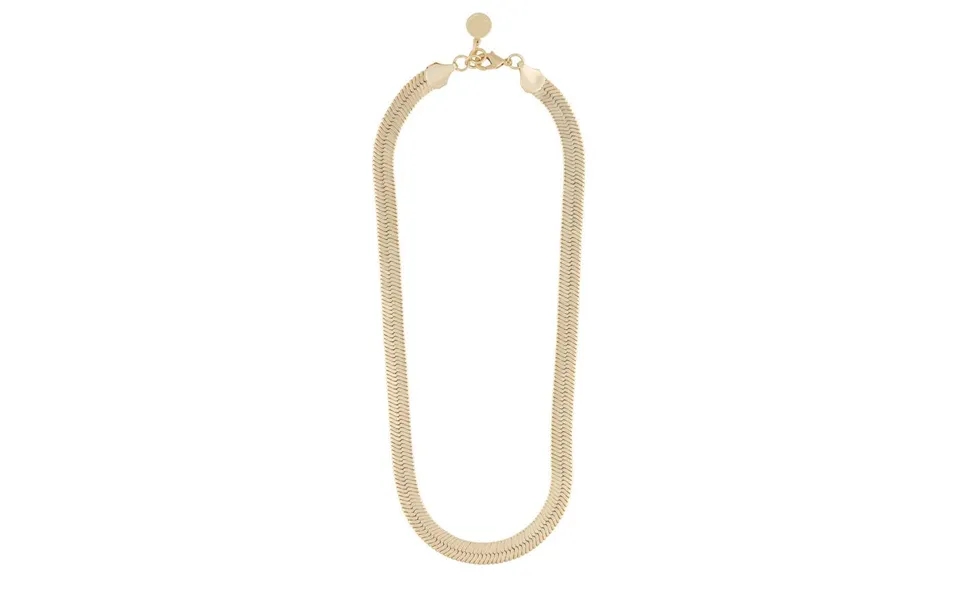 Snö Of Sweden Bella Chain Necklace Plain Gold 45 Cm