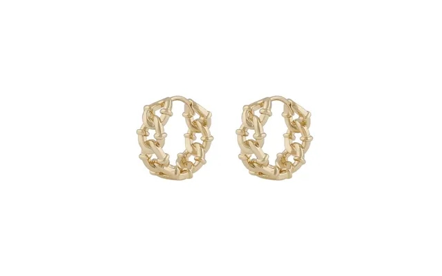 Twist of sweden gina ring earring plain gold one size product image