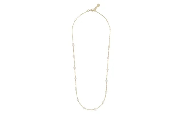 Snö Of Sweden Julie Small Chain Necklace Gold White product image