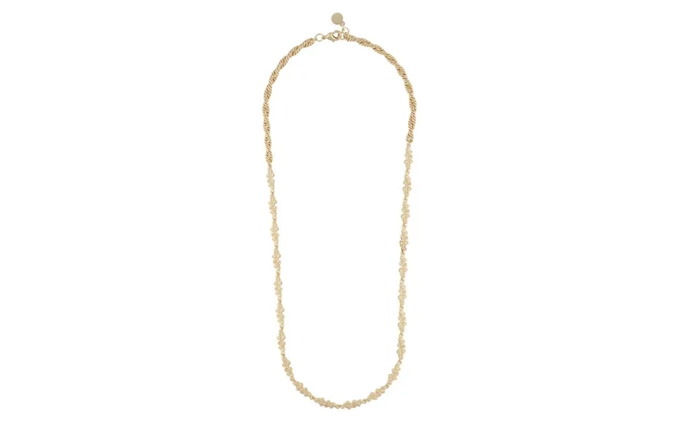 Snö Of Sweden Lauren Small Necklace Plain Gold 42 Cm