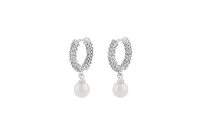 Snö Of Sweden Lydia Pearl Ring Earring Silver White Onesize product image