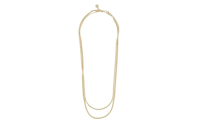 Snö Of Sweden Serena Double Necklace Plain Gold product image