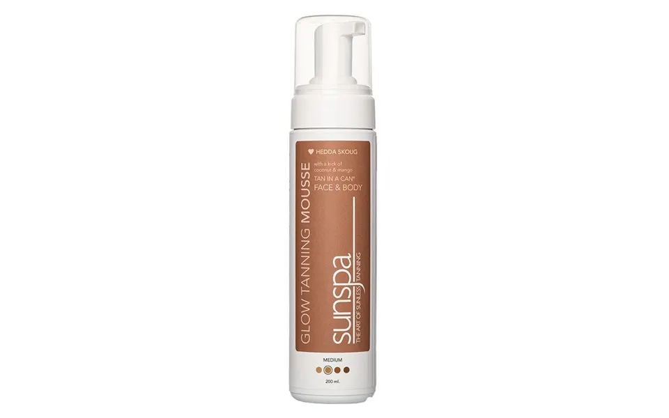 Sunspa City Hedda Skoug Glow Tanning Mousse Medium 200 Ml