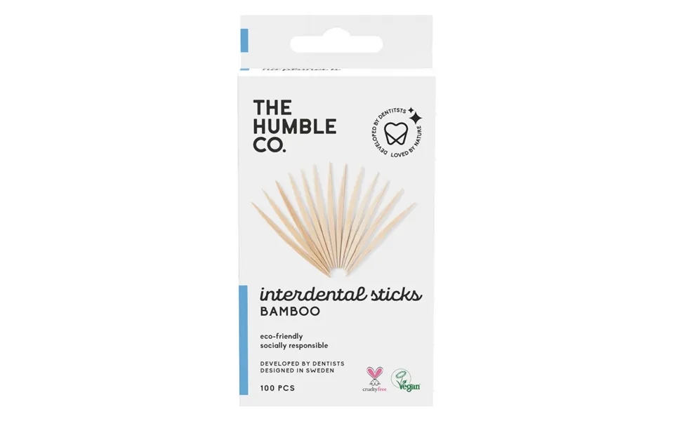The Humble Co Bamboo Interdental Sticks 100 Pcs
