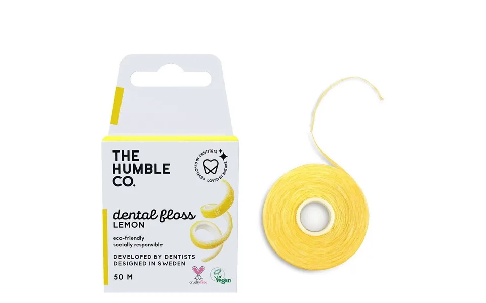 The Humble Co Dental Floss Lemon 50 M