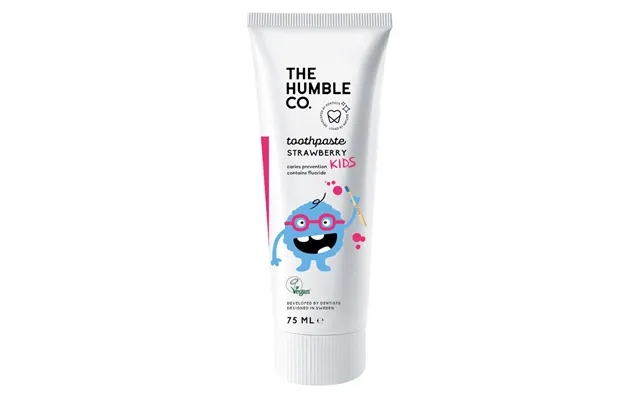 The Humble Co Natural Toothpaste Kids Strawberry 75ml product image
