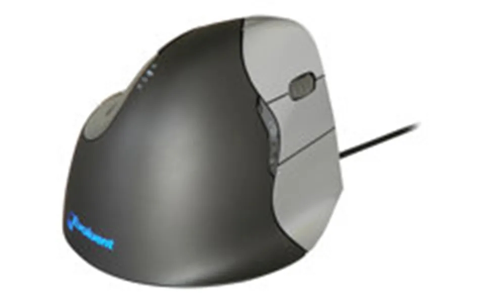 Evoluent verticalmouse 4 optical cabling gray silver