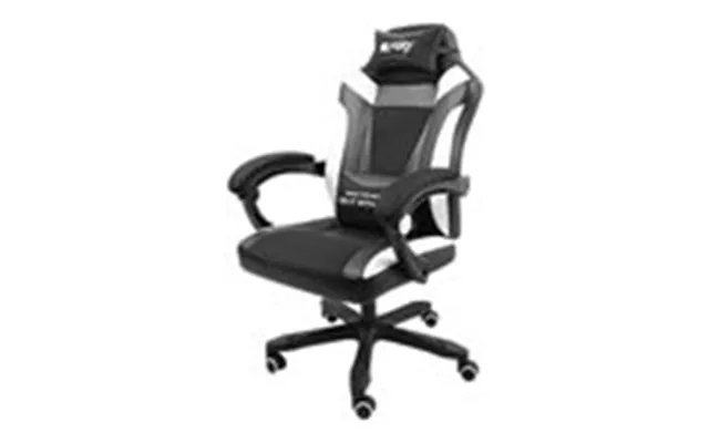 Fury avenger m gamer chair black white product image