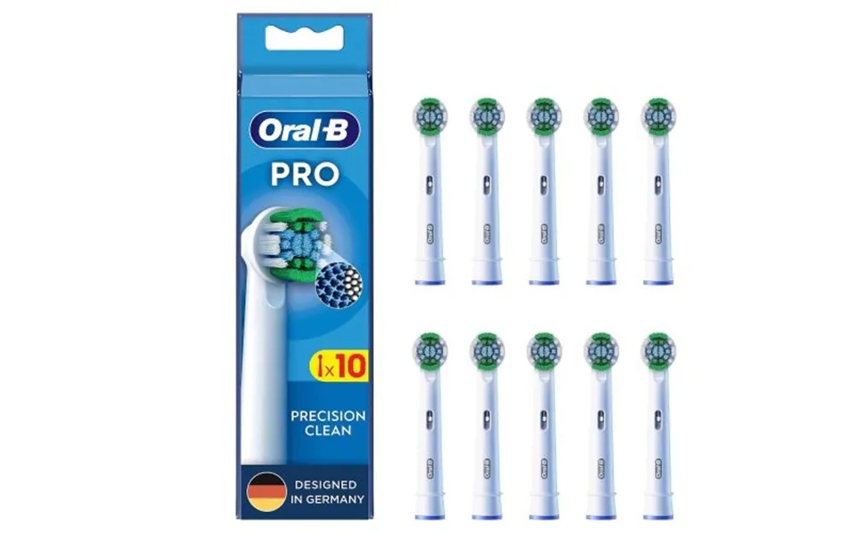Oral-b precision clean monteringsbørster to electrical toothbrush 10 paragraph white