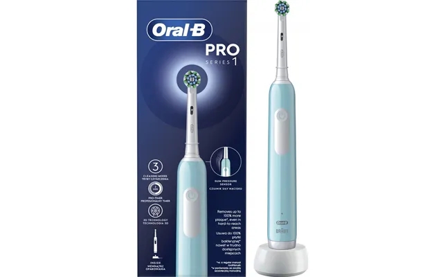 Oral-b pro series 1 caribbean blue cross action product image