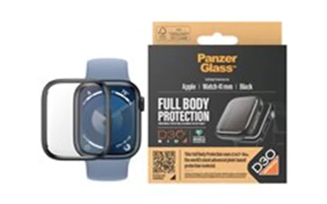 Panzerglass screen protector smart watch black transparent d3o bio tempered glass polycarbonate polyethylene tereftalat pet product image
