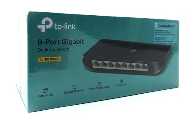 Tp-link tl-sg1008d desktop switch 8-porte gigabit product image