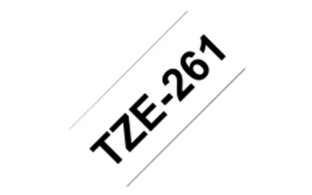 Brother tze-261 - black on white 36mm x 8m product image