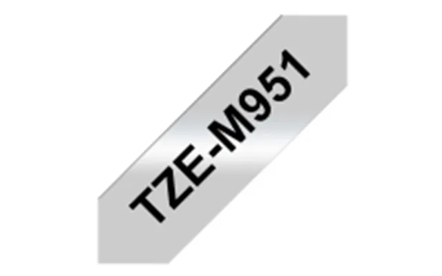 Brother tze-m951 - black on matt silver 24 mm x 8m product image