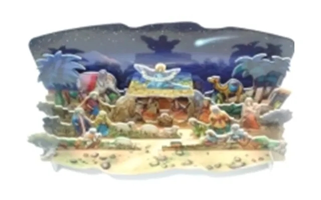 Christmas decoration mfp paper nativity scene product image