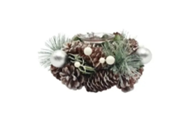 Christmas To Wreath Candle Holder Ad221152-s product image