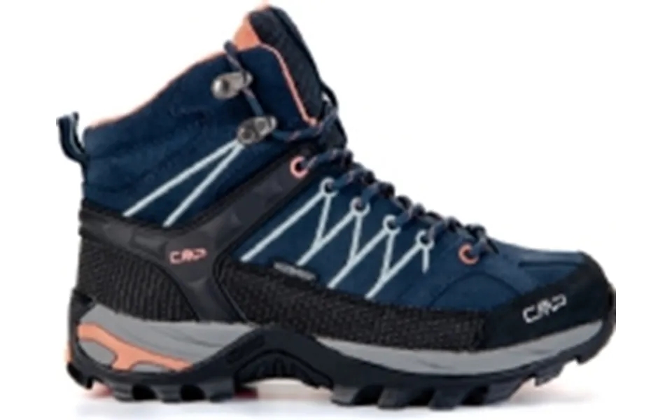 Cmp Women's Rigel Mid Shoes Wmn Trekking Wp Navy Blue-orange S