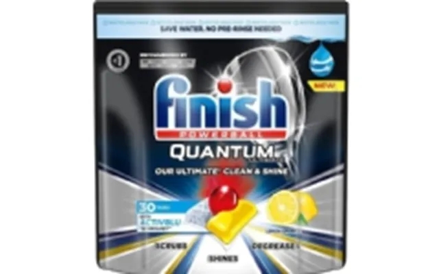Finish powerball quantum ultimate dishwasher ensure capsules lemon 30 paragraph product image