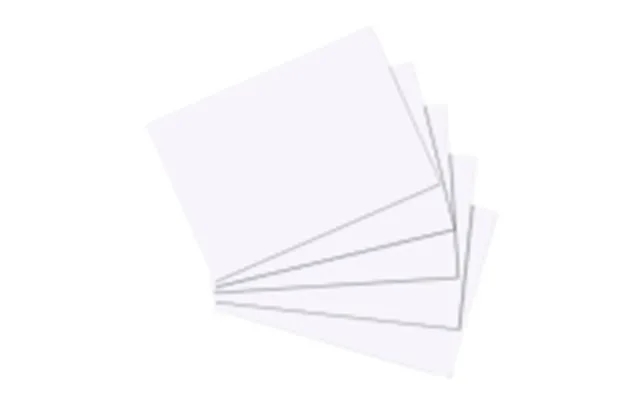 Herlitz index cards a5 glossy white hf 100 paragraph product image