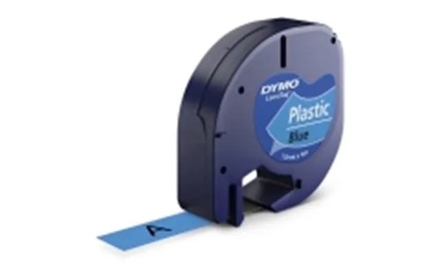 Labeltape Dymo Letratag 12mm X 4m Blå Plasttape product image