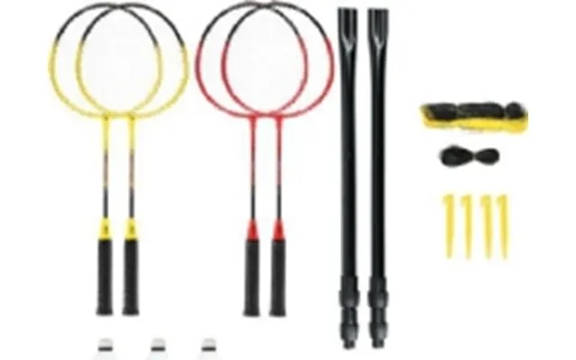 Nils nrz264 aluminum badminton set 4 rackete - 3 feather darts product image