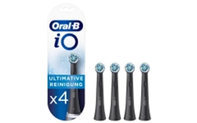 Oral-b io series ultimate clean toothbrush heads - black product image