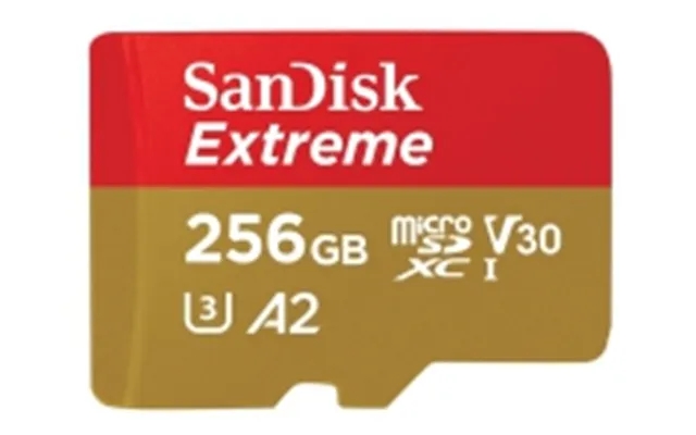Sandisk Extreme - Flashhukommelseskort Microsdxc Til Sd Adapter Inkluderet product image