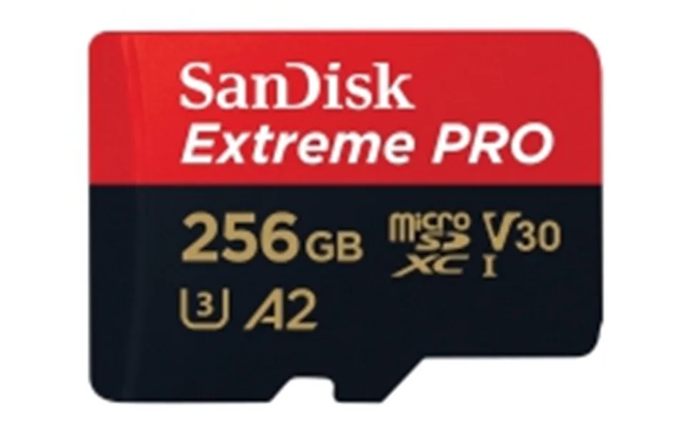 Sandisk Extreme Pro - Flashhukommelseskort Microsdxc Til Sd Adapter Inkluderet