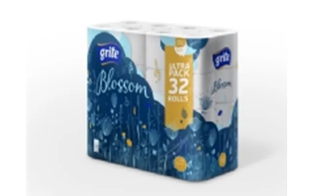 Toiletpapir Grite Blossom White Med 32 Ruller product image