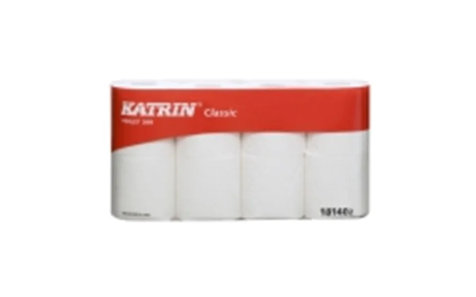 Toilet paper katrin classic 200 2-lags white 25m - 64 rolls per