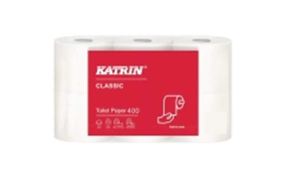 Toiletpapir Katrin Classic 400 2-lags Hvid 48m - 42 Ruller Pr