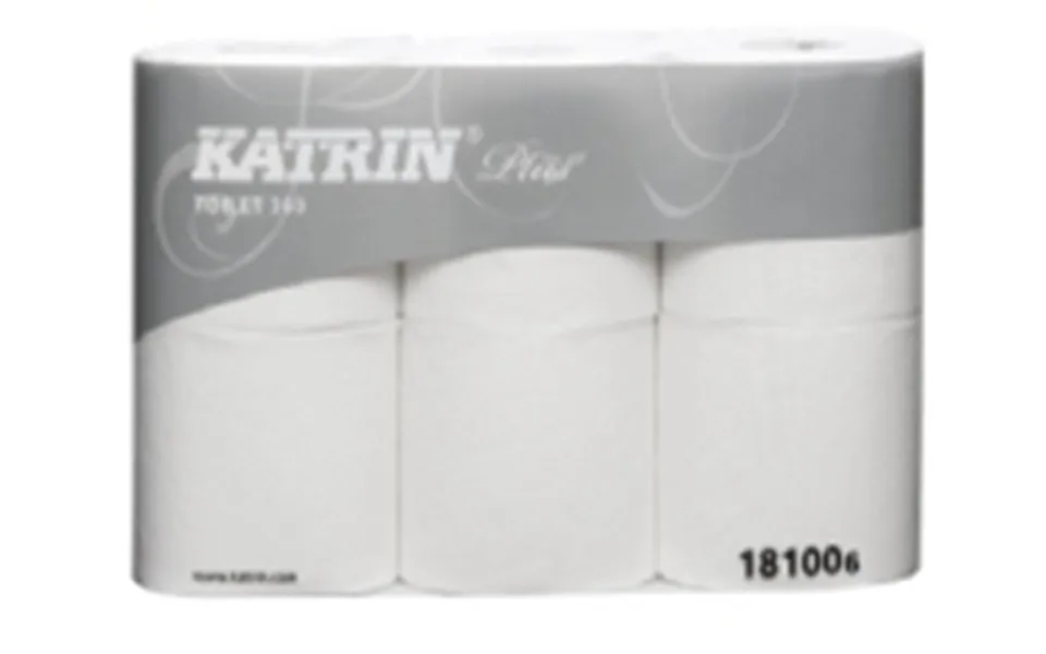 Toiletpapir Katrin Plus 360 Hvid 50m 18100 2-lag 42rul Kar