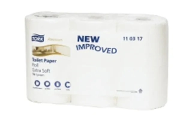 Toiletpapir Tork T4 Premium Soft Hvid 3-lags - 7 Pakker X 6 Ruller Pr product image