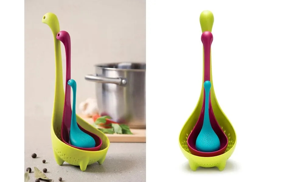 Nessie family set with cooking utensils