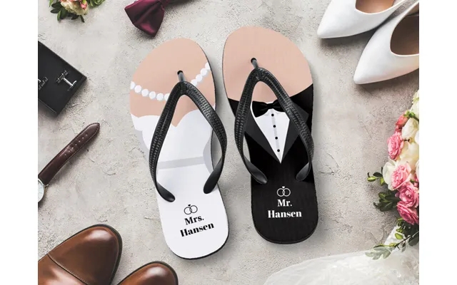 Personlige Flip-flops - Mr. & Mrs. product image