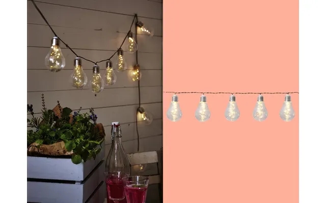 Solar-powered light chain - white product image