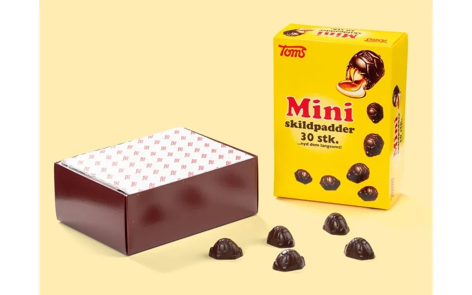 Toms Mini Skildpadder Mørk Chokolade 360 Gram