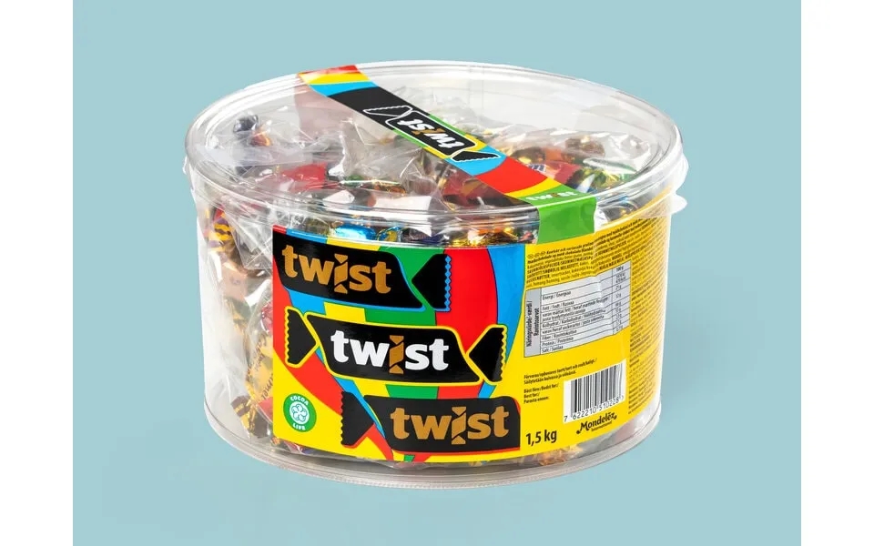 Twist Bland-selv Slik I Kasser 1,5 Kg