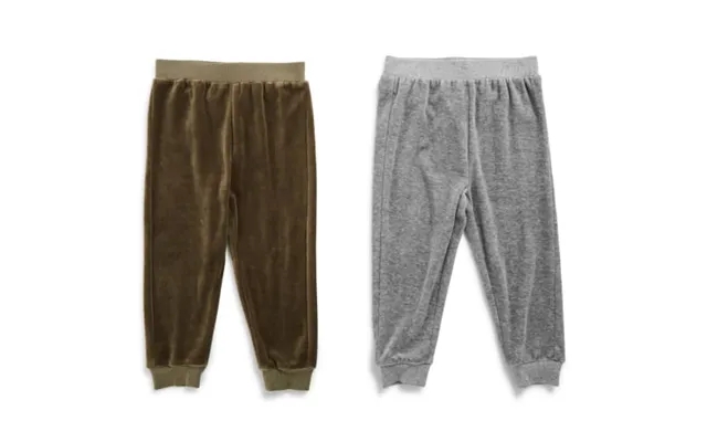 Friends velor pants - green gray product image