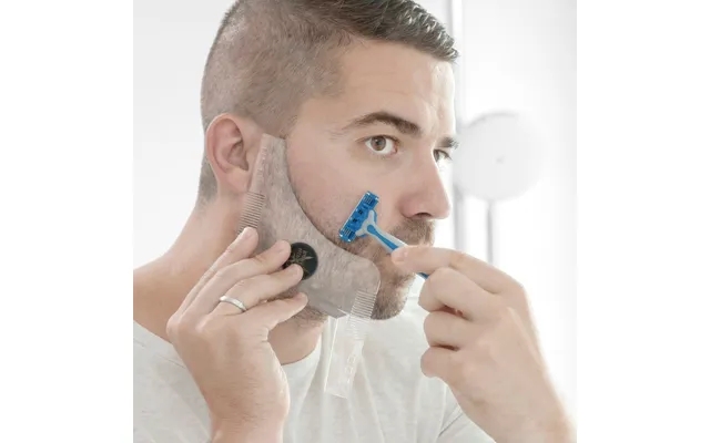 Hipster Barber Skæg Skabelon Til Barbering Innovagoods product image