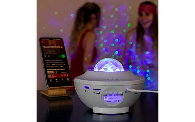 Led Og Laser Stjernehimmel Projektor Med Højttaler Sedlay Innovagoods product image