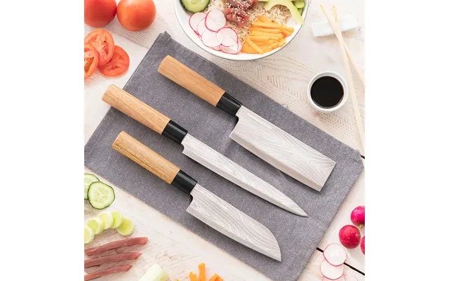 Set with knives with professional carrying case damas q innovagoods product image