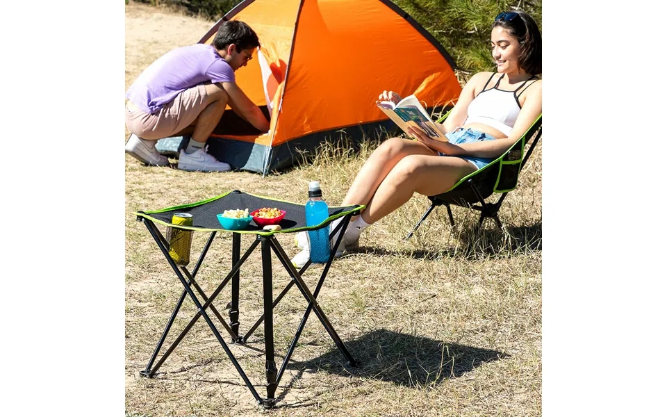 Sammenklappeligt Campingbord I Tekstil Med Hylster Cafolby Innovagoods