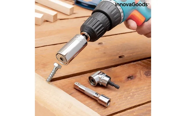 Universal socket spanner with accessories uniscrew innovagoods product image